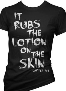 It rubs the lotion on the skin tee